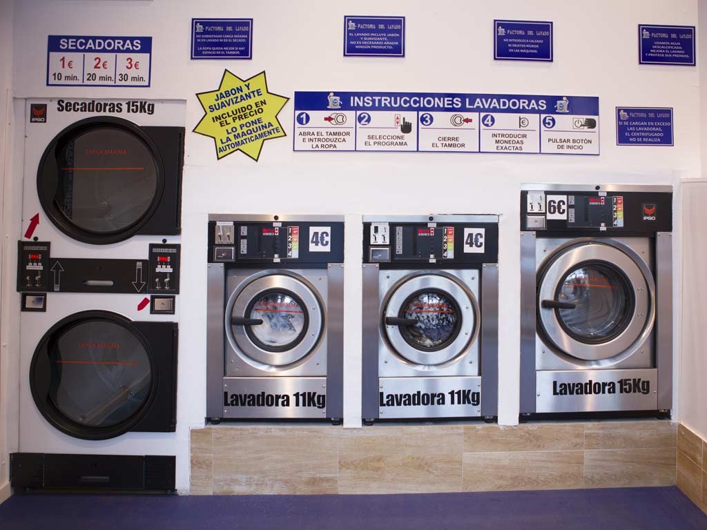 Instalaciones de lavandería comprometidos con el medio ambiente