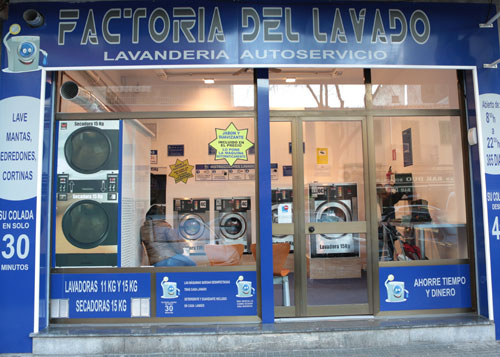 Precio para lavandería con lavadora y secadora